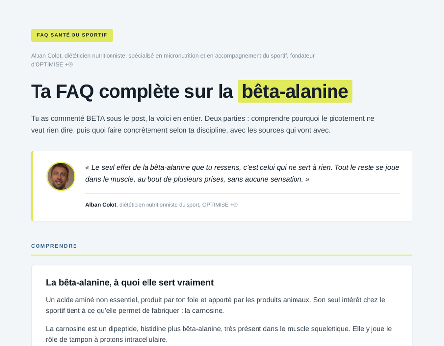 Couverture beta